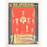[Acrobatics] [Juggling] Mac Sovereigns combinations of sporting plays Friedländer, Hamburg, 1914