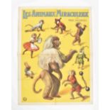 [Animal Dressage] [Monkeys] Les Animaux Miraculeux Du prof. Ricardo. Friedländer, Hamburg, 1913