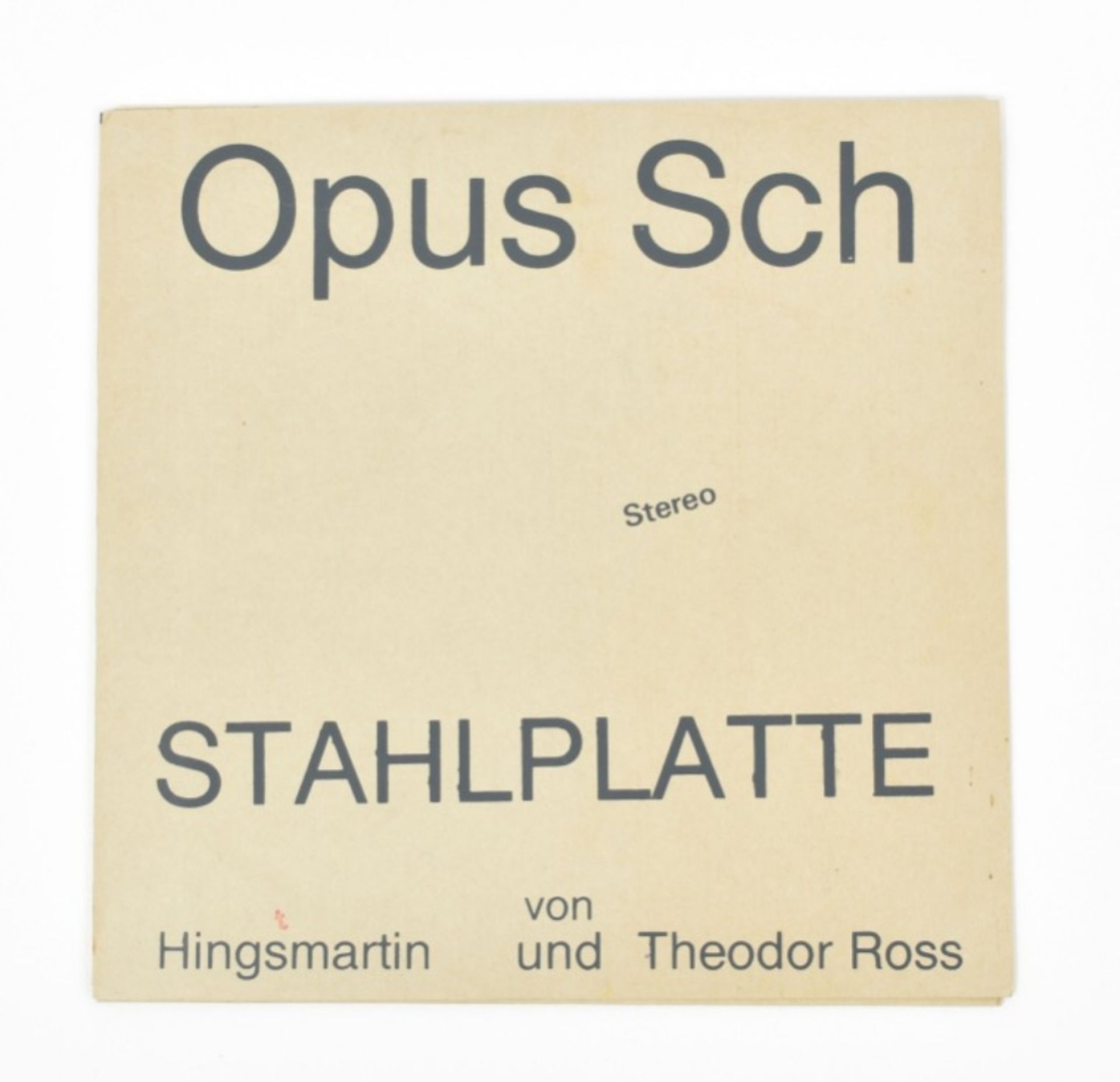 [s and up] Hingstmartin & Theodor Ross, Opus Sch Stahlplatte - Bild 2 aus 6