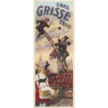 [Clowns] [Vaudeville. Chimney Sweepers. Acrobatics] Chas. Grisse trio Friedländer, Hamburg, 1907