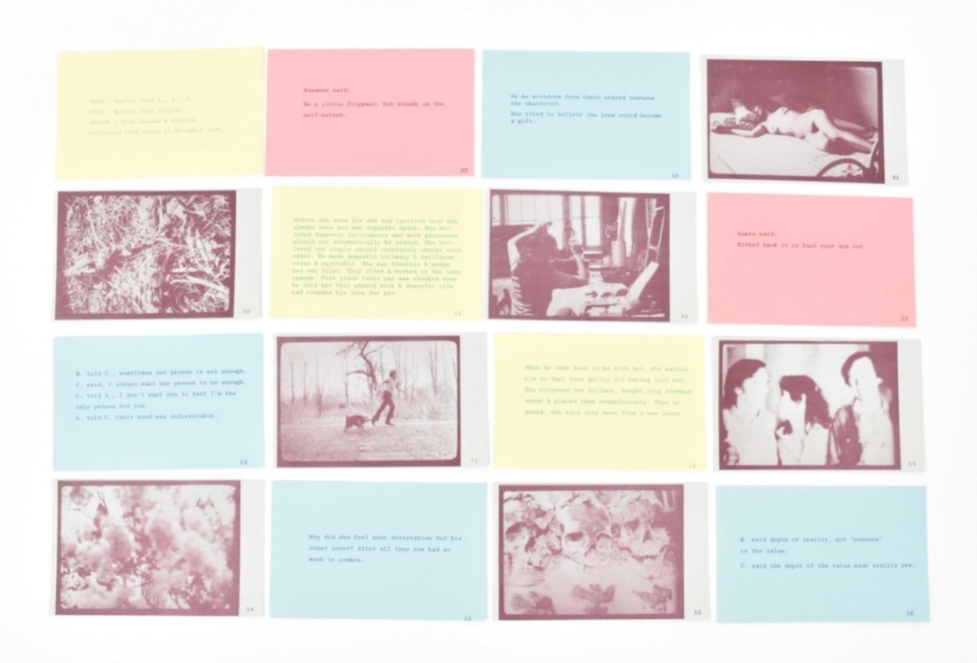 [Women Artists] Carolee Schneemann, ABC- We Print Anything - In The Cards - Image 3 of 9