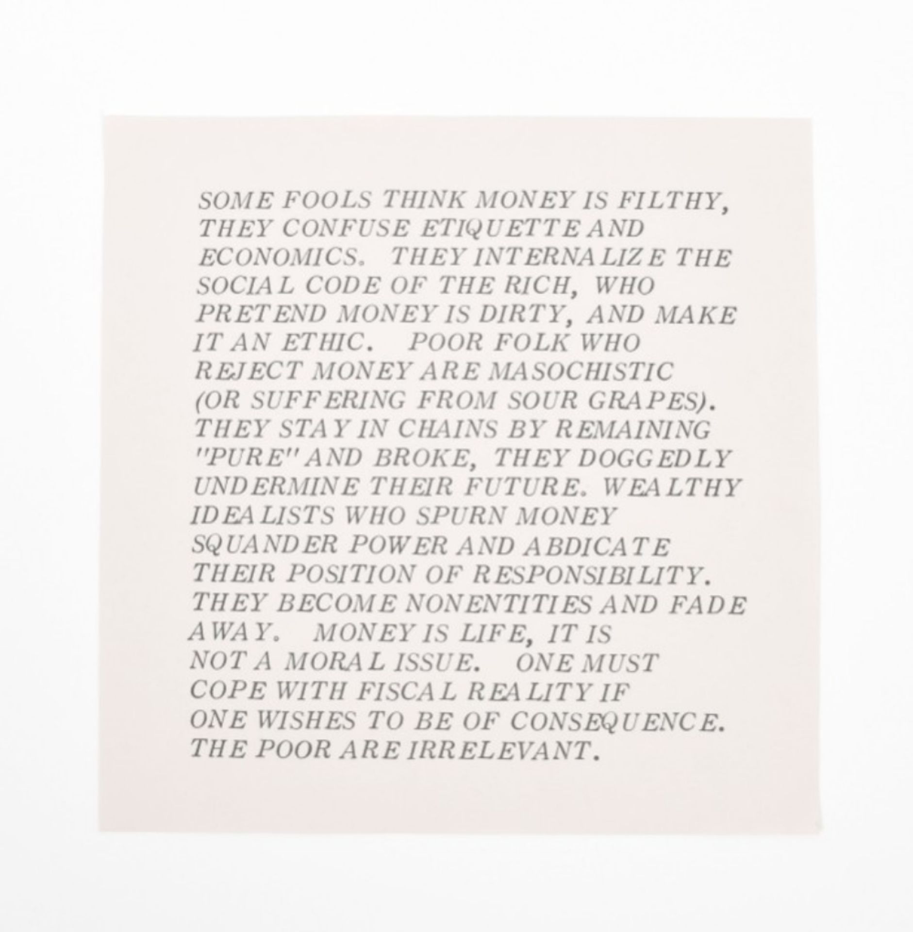 [Women Artists] Jenny Holzer, Inflammatory Essays - Image 7 of 7