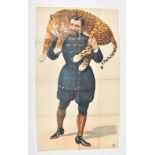 [Animal Dressage] [Leopards] Menagerie Nouma Hawa. (Dompteur Marcel) Friedländer, Hamburg, 1907