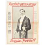 [Entertainment] Russia's greatest violinist. Sergius Robiloff Friedländer, Hamburg, 1911
