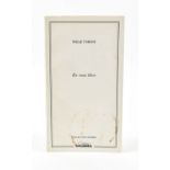 [s and 1970s] Niele Toroni, En roue libre. Signed copy with original brushstroke