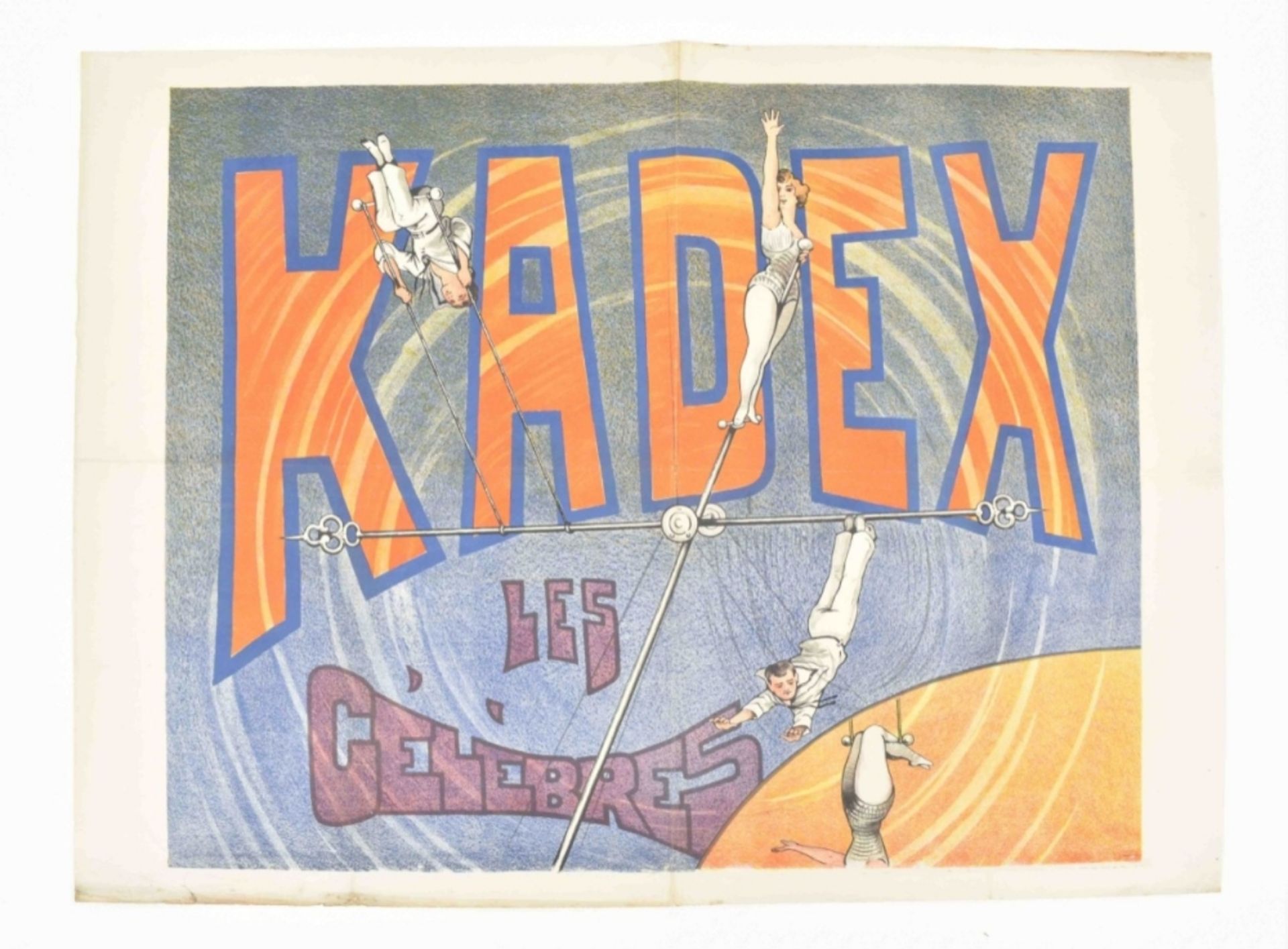 [Acrobatics] [Trapeze] A. Gignac. Kadex les célèbres Friedländer, Hamburg, 1919 - Image 2 of 7