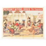 [Animal Dressage/Dogs] Merian's acting dogs The Elopement. II act. Friedländer, Hamburg, 1908