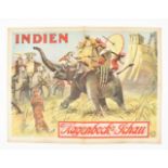 [Human Zoo] [India. Elephants] Circus Hagenbeck. Indien. Hagenbeck's Schau Friedländer, Hamburg 1905