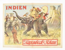 [Human Zoo] [India. Elephants] Circus Hagenbeck. Indien. Hagenbeck's Schau Friedländer, Hamburg 1905