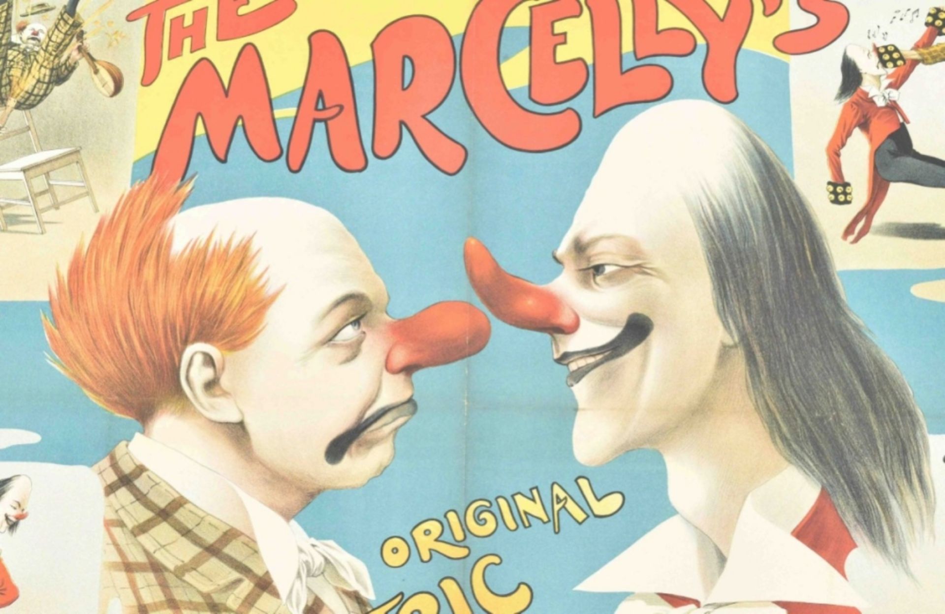 [Clowns] [Comedy] The Marcelly's, original excentric musical comedians Friedländer, Hamburg, 1900 - Image 4 of 4