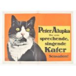 [Animal Dressage] Peter Alupka, der erste sprechende Kater Friedländer, Hamburg, 1913