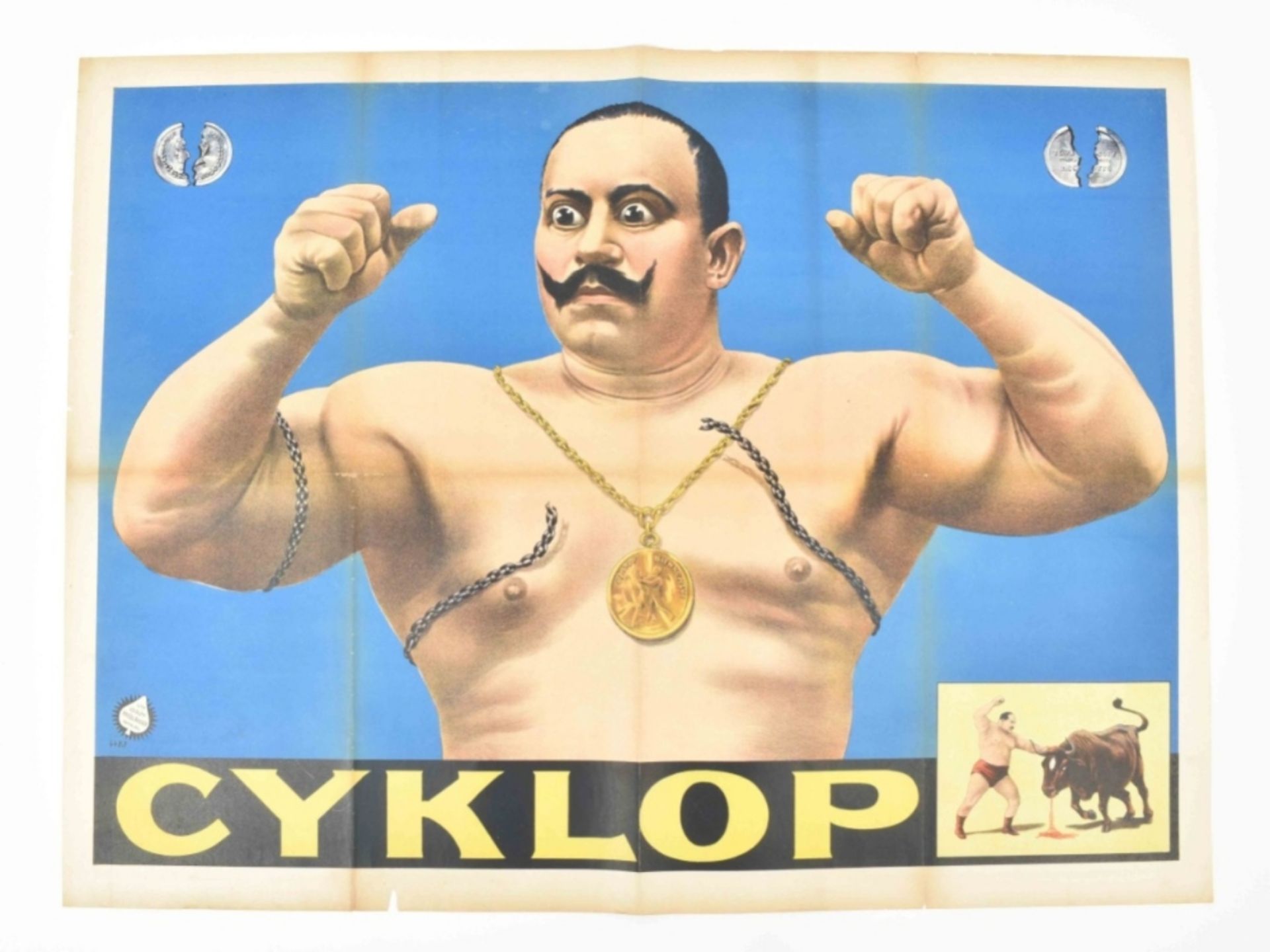 [Freakshow ] [Strongmen] Cyklop Friedländer, Hamburg, 1908