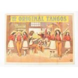 [Folklore] [Dance] 12 Original Tangos All female group performance. Friedländer, Hamburg, 1914