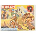 [Bears. Elephants] Circus Busch. Ein gewaltige Dressur-Gruppe mit Raubtiere [..] Friedländer, 1929