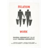 [Prints and Posters] Abramovic/Ulay, Relation Work, 1978