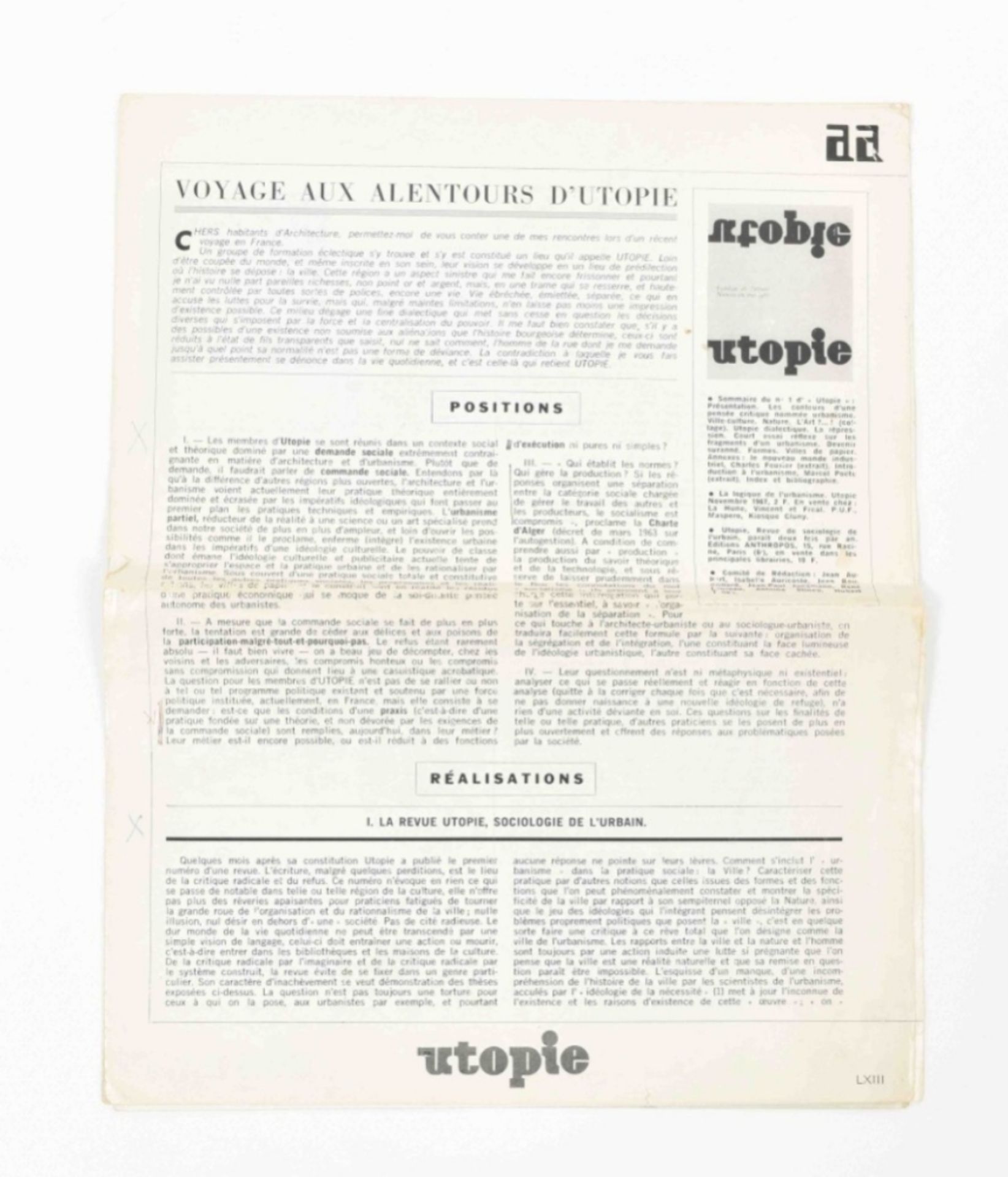 [Situationists] Revue Utopie - Image 6 of 6