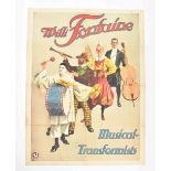 [Entertainment] Willi Fontaine, musical transformists Friedländer, Hamburg, 1922