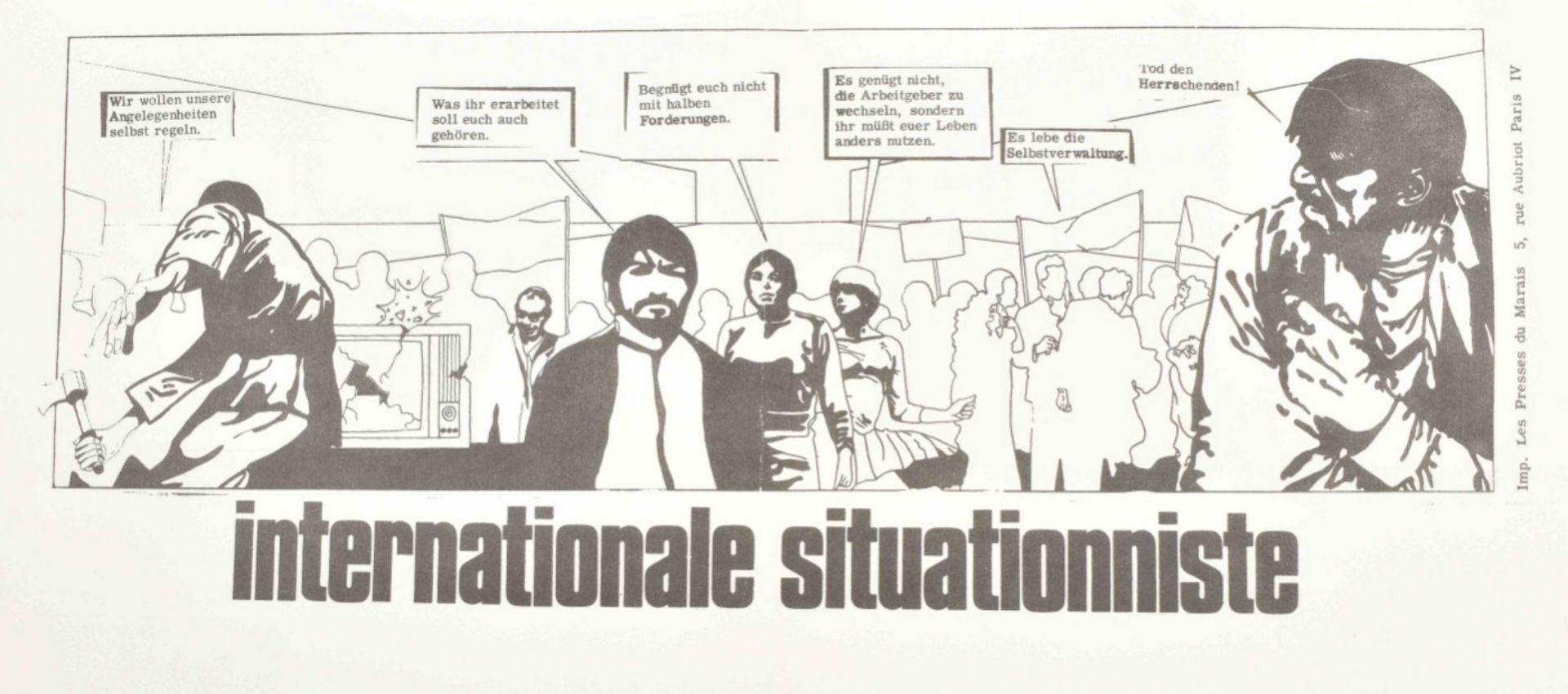 [Situationists] German Situationist posters, lot of 2  - Bild 7 aus 7