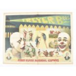 [Clowns] [Comedy] Freyer Bros. First class musical clowns Friedländer, Hamburg, 1900