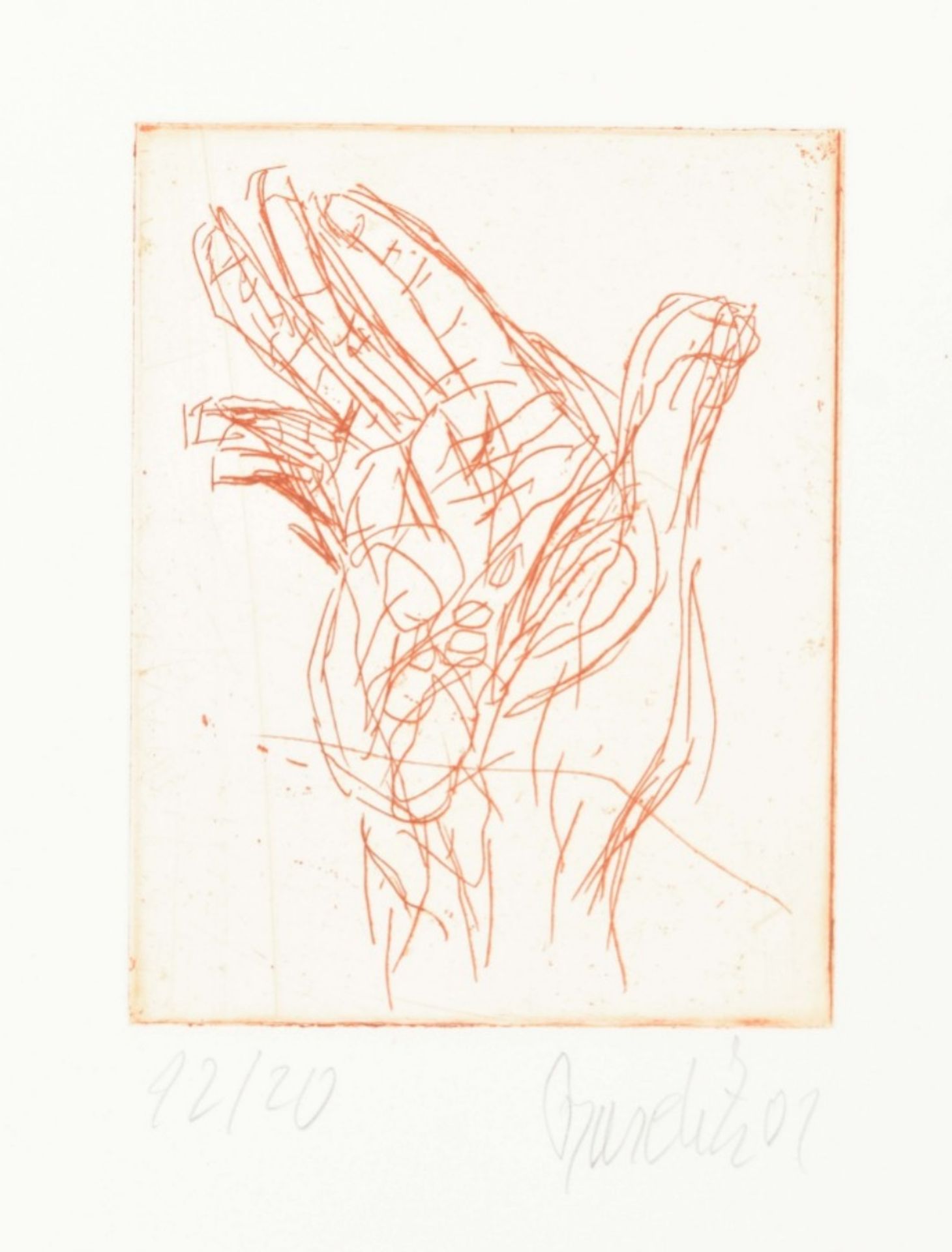 [s and up] Georg Baselitz, book and signed aquatint - Image 3 of 8