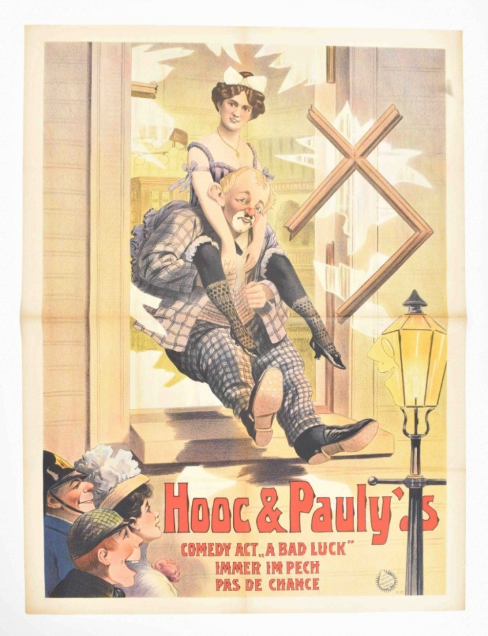[Clowns] Hooc & Pauly comedy act "A bad luck". [...]. Pas de chance. Friedländer, Hamburg, 1910