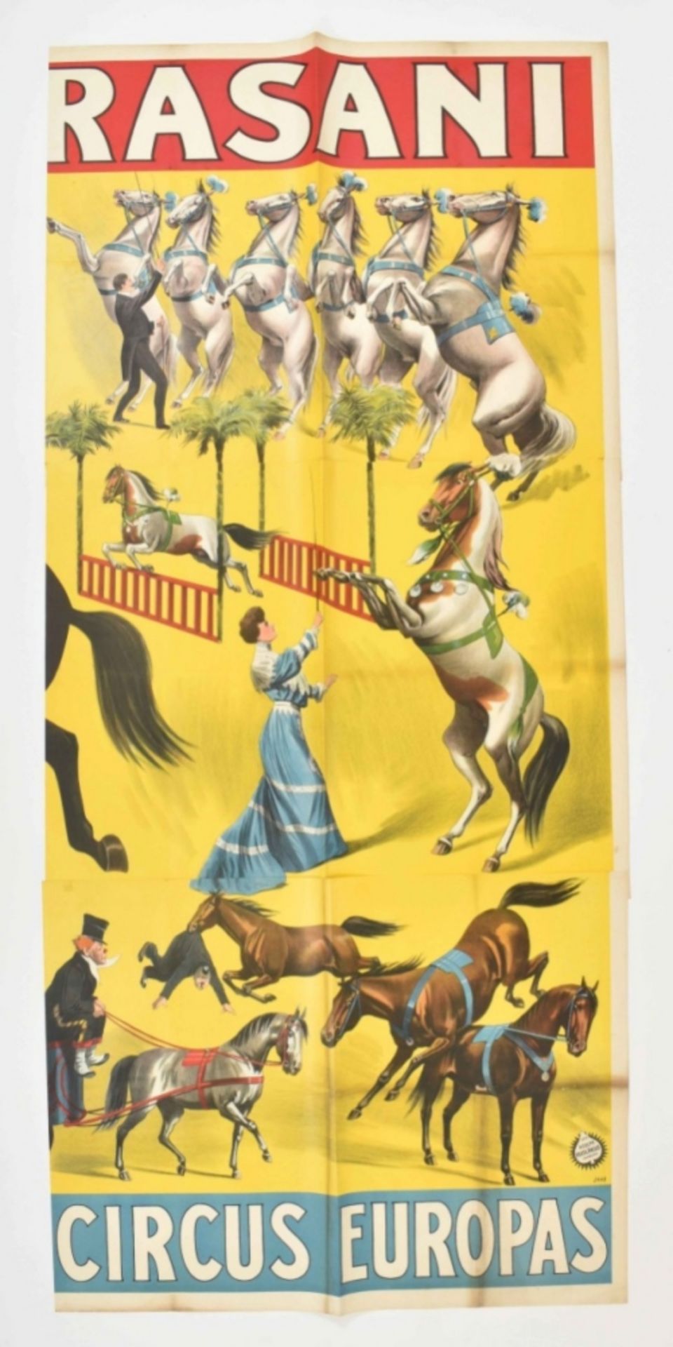 [Horses] Circus Sarrasani. Grösster und elegantester Zelt-circus Europas. Friedländer, Hamburg, 1905 - Bild 4 aus 9