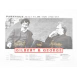 [Prints and Posters] Gilbert & George, Parkhaus zeigt Filme von und mit Gilbert & George