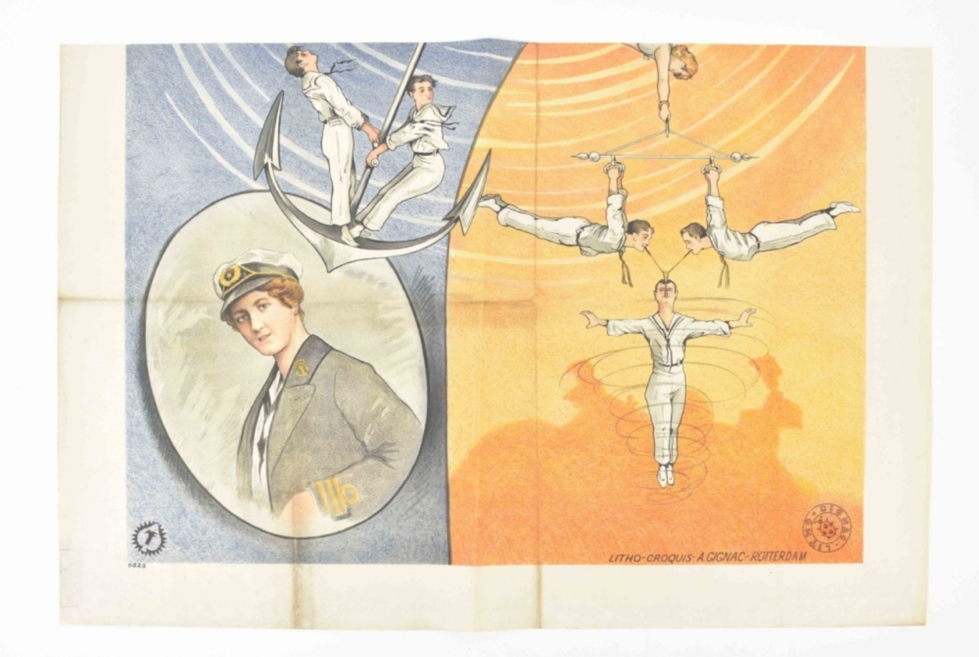 [Acrobatics] [Trapeze] A. Gignac. Kadex les célèbres Friedländer, Hamburg, 1919 - Image 3 of 7