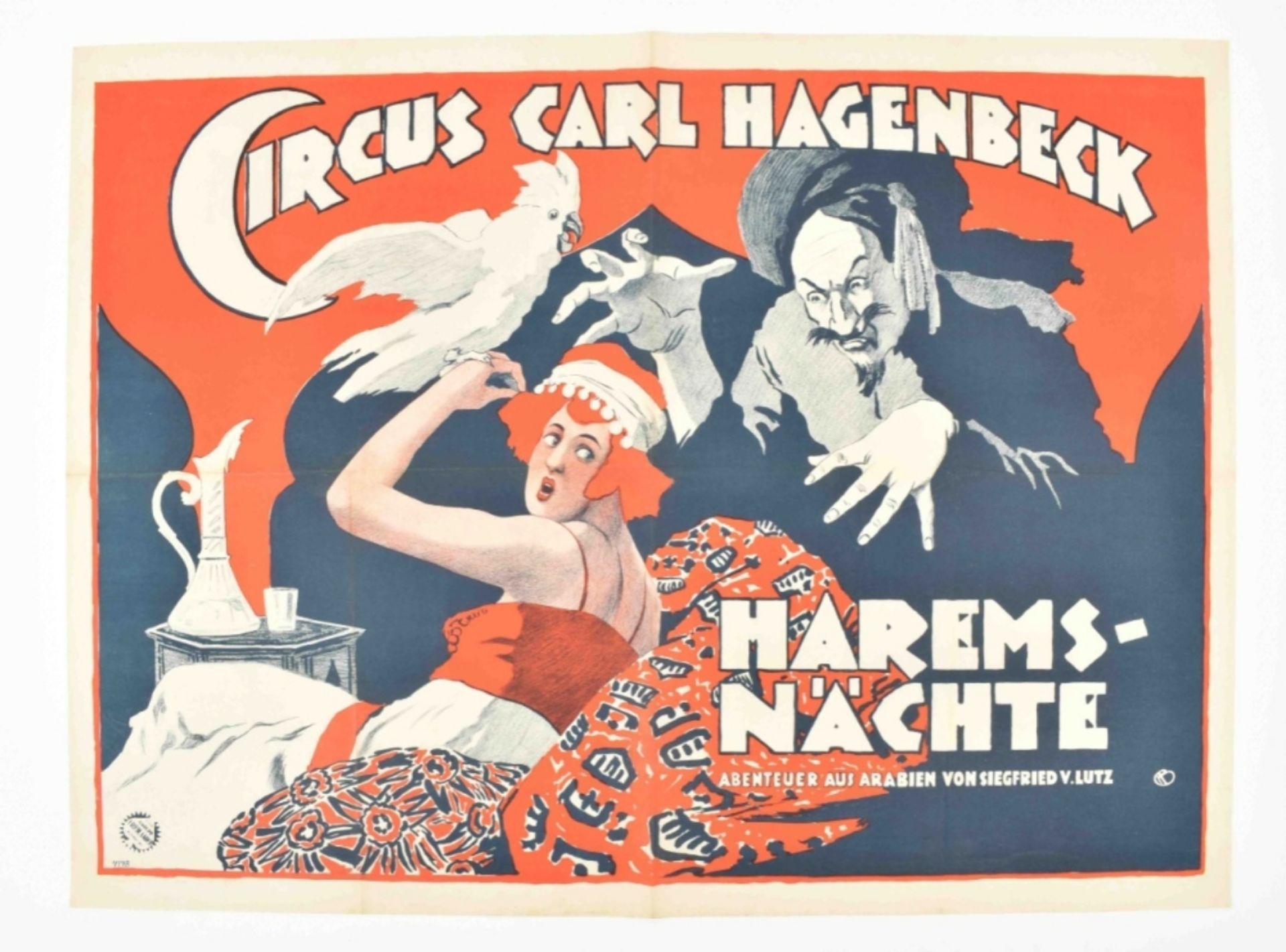 [Entertainment] Harems-Nächte Abenteuer aus Arabien von Siegfried v. Lutz. Friedländer, Hamburg 1921