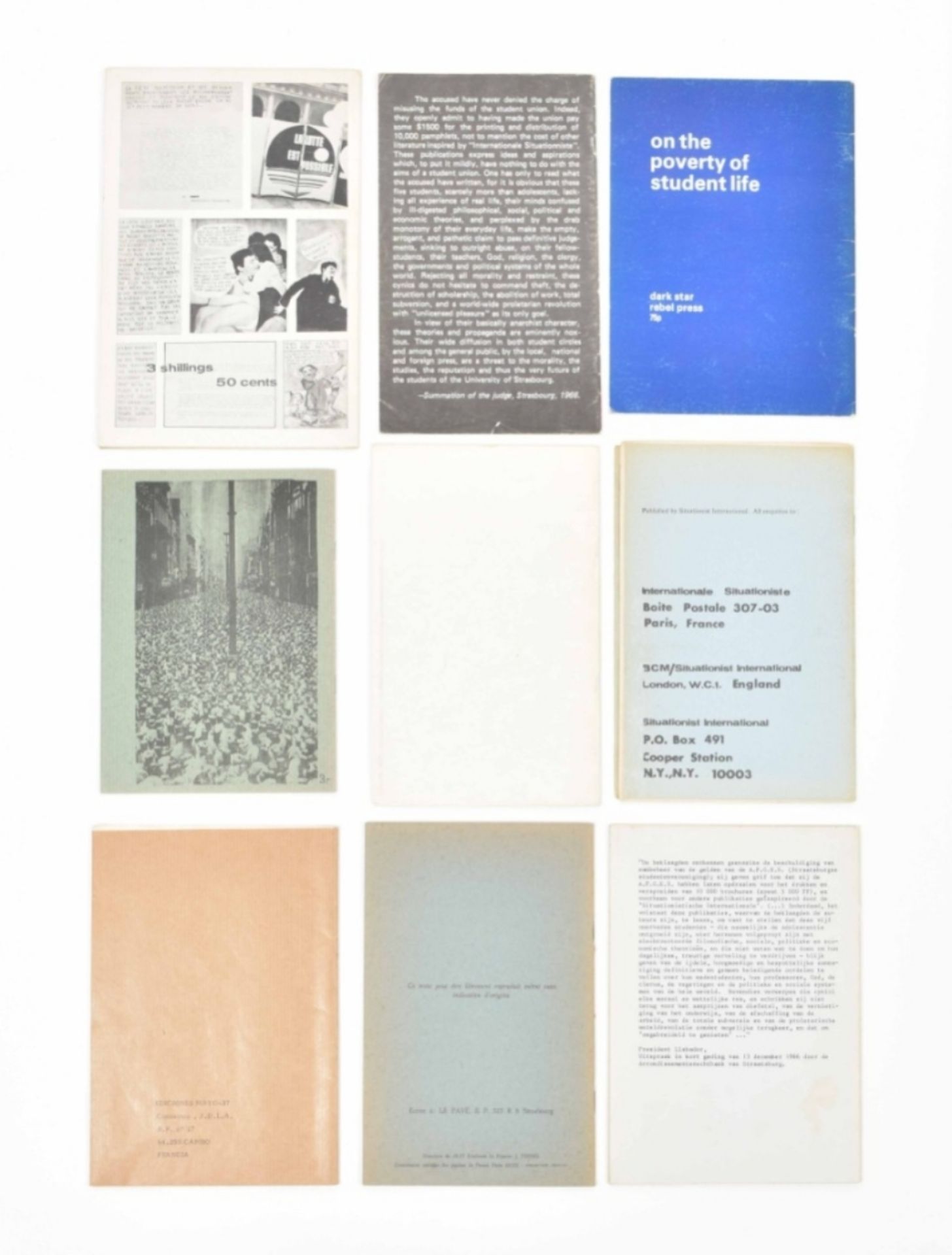 [Situationists] Various editions of De la Misere en Milieu Etudiant/ - Image 2 of 6