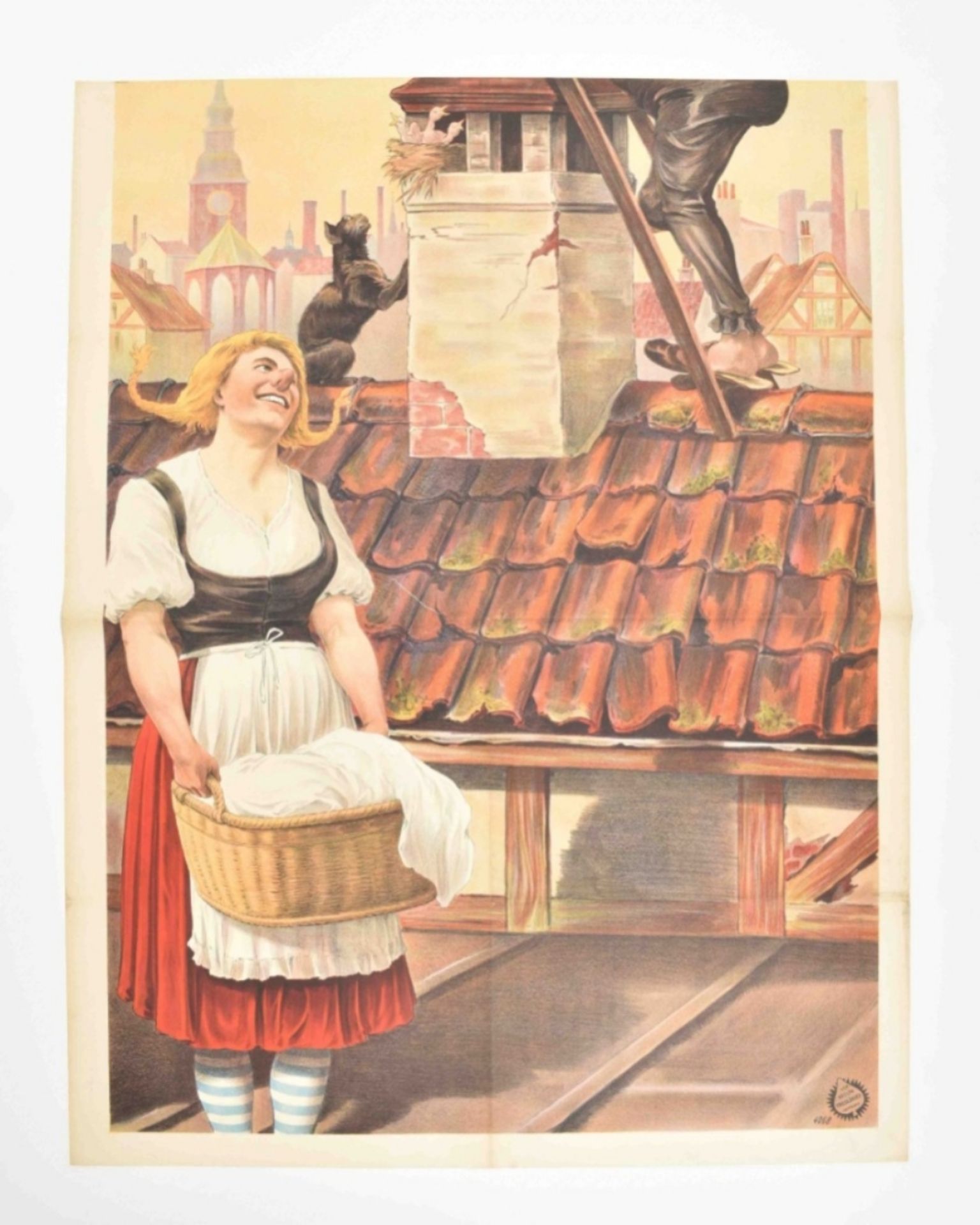 [Clowns] [Vaudeville. Chimney Sweepers. Acrobatics] Chas. Grisse trio Friedländer, Hamburg, 1907 - Image 3 of 7