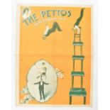 [Acrobatics] [Balance act] The Pettos sensational act Friedländer, Hamburg, 1922