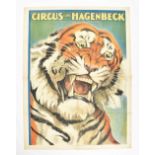 [Animal Dressage/Tigers] Circus Carl Hagenbeck Stellingen bei Hamburg. Friedländer, 1923