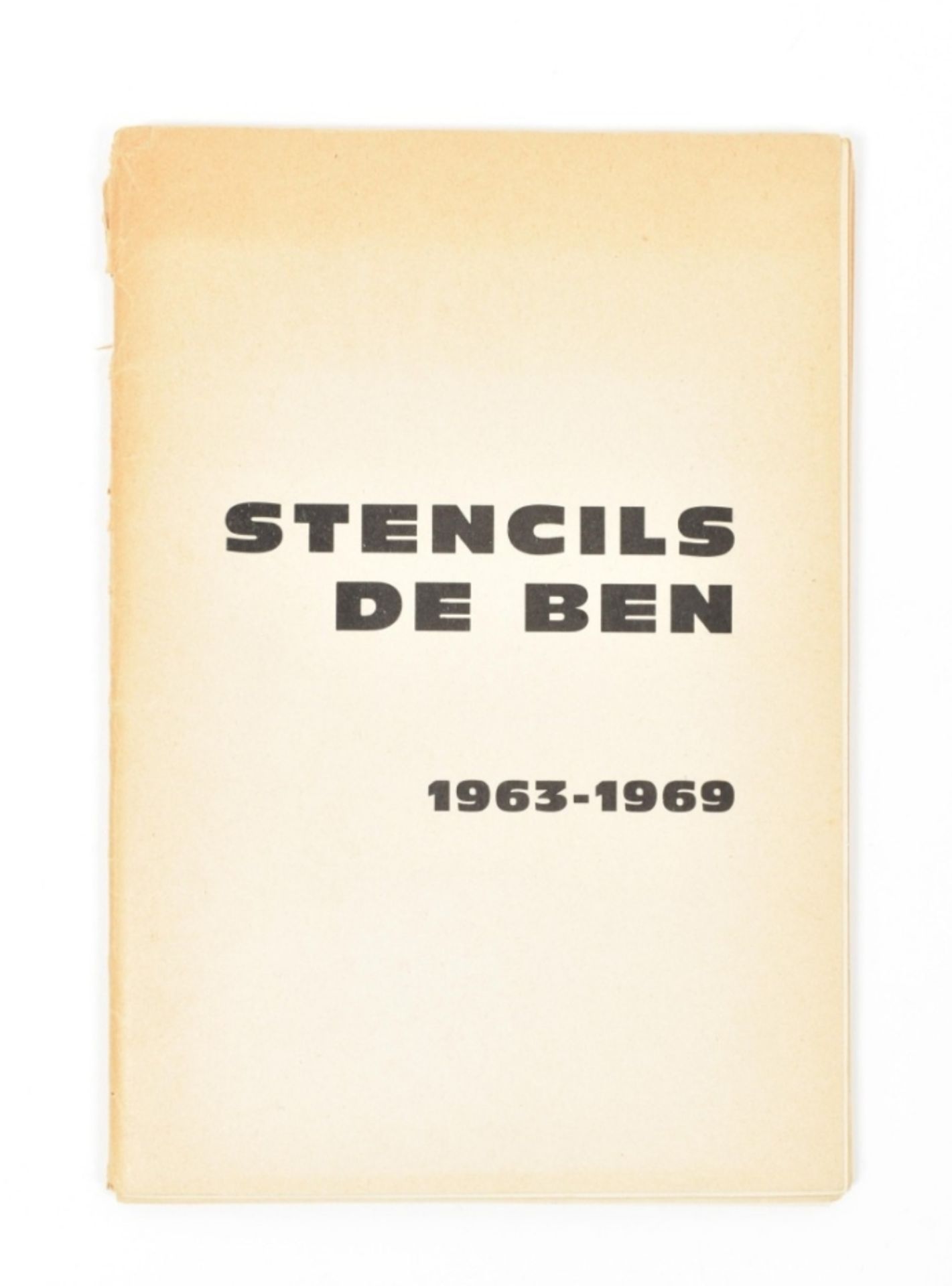 [Fluxus] Ben Vautier, Stencils de Ben 1963-1969