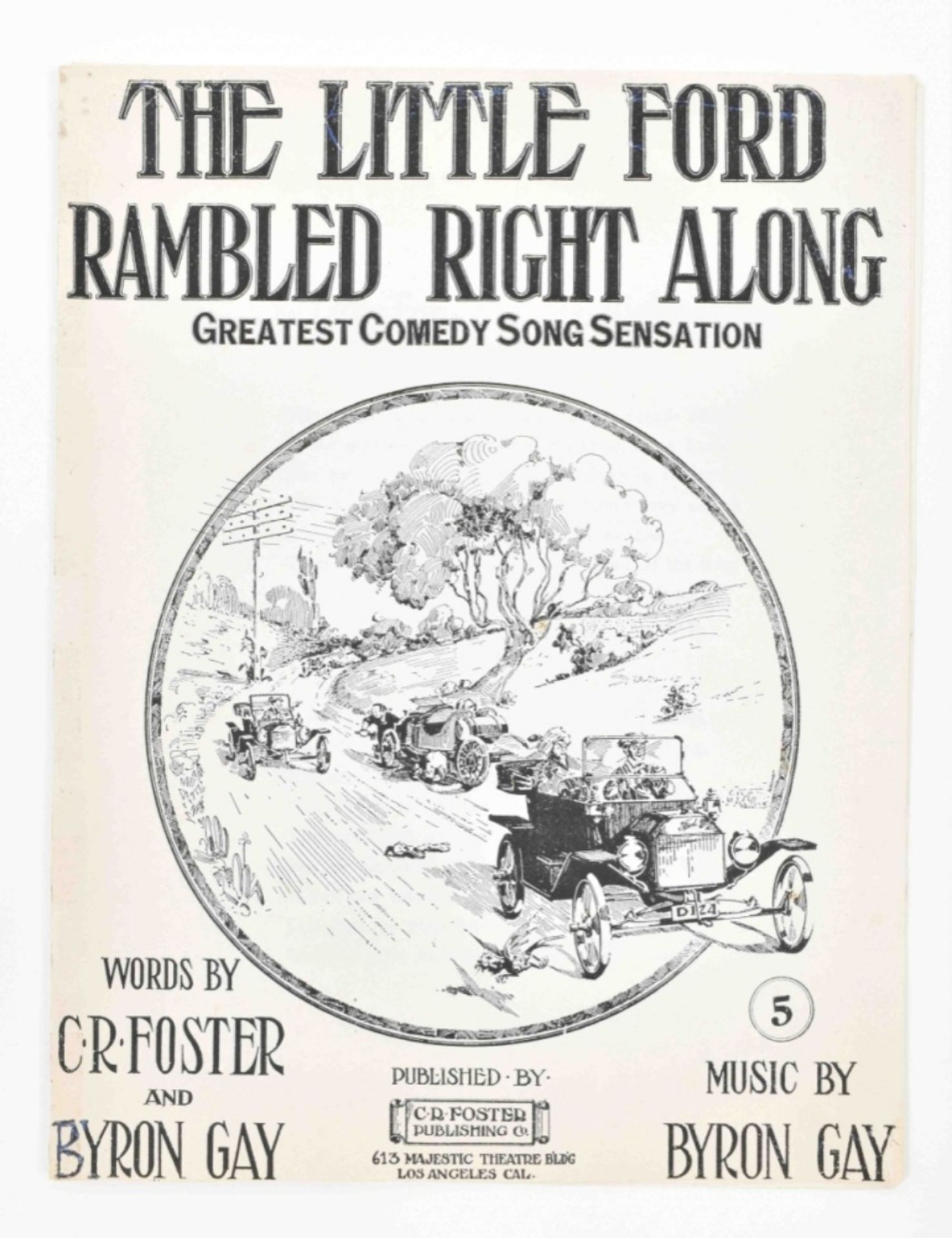 Collection of sheet music relating to cars - Image 4 of 8