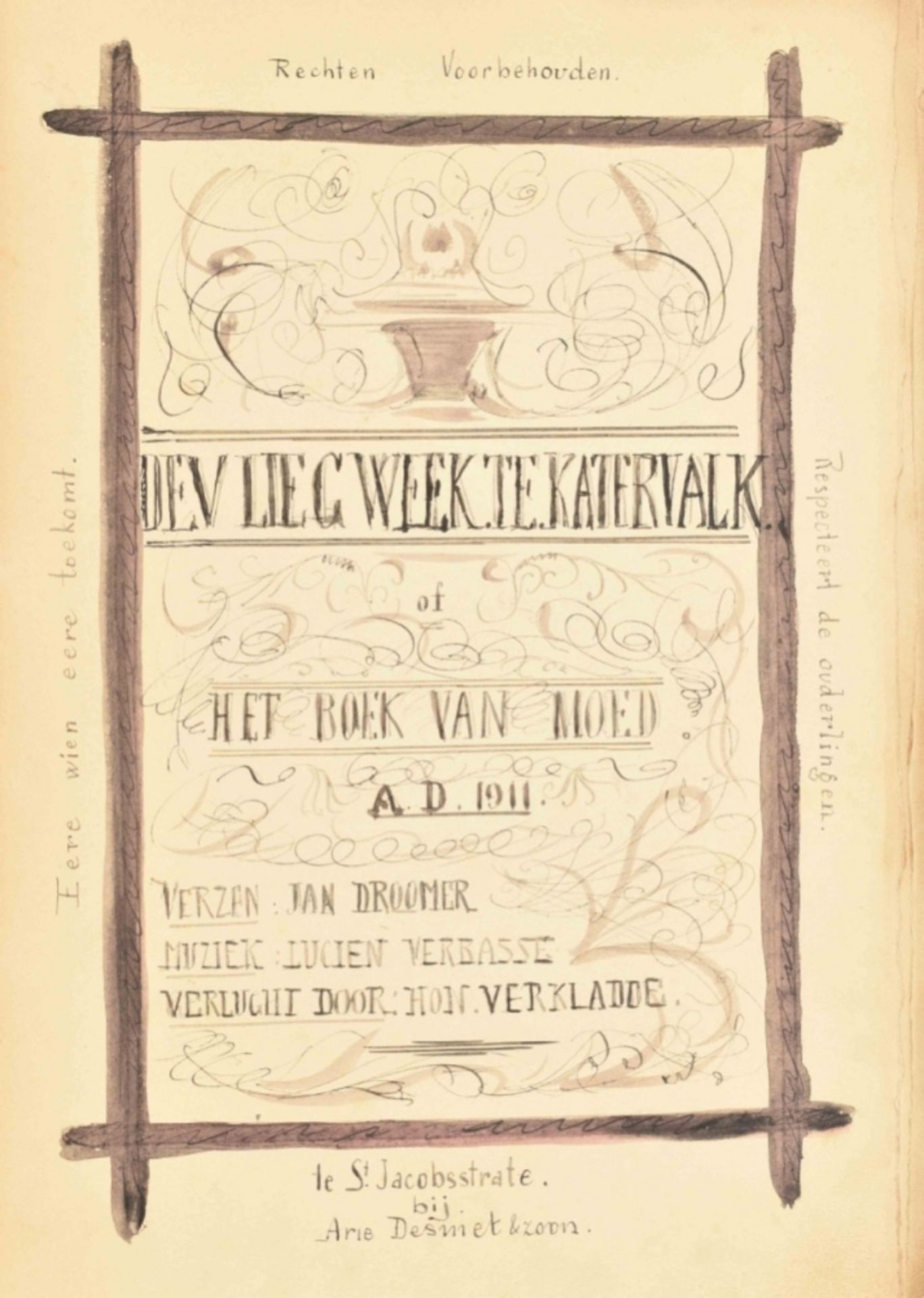 "De vliegweek te Katervalk. Of Het boek van moed a.d. 1911." - Image 8 of 10