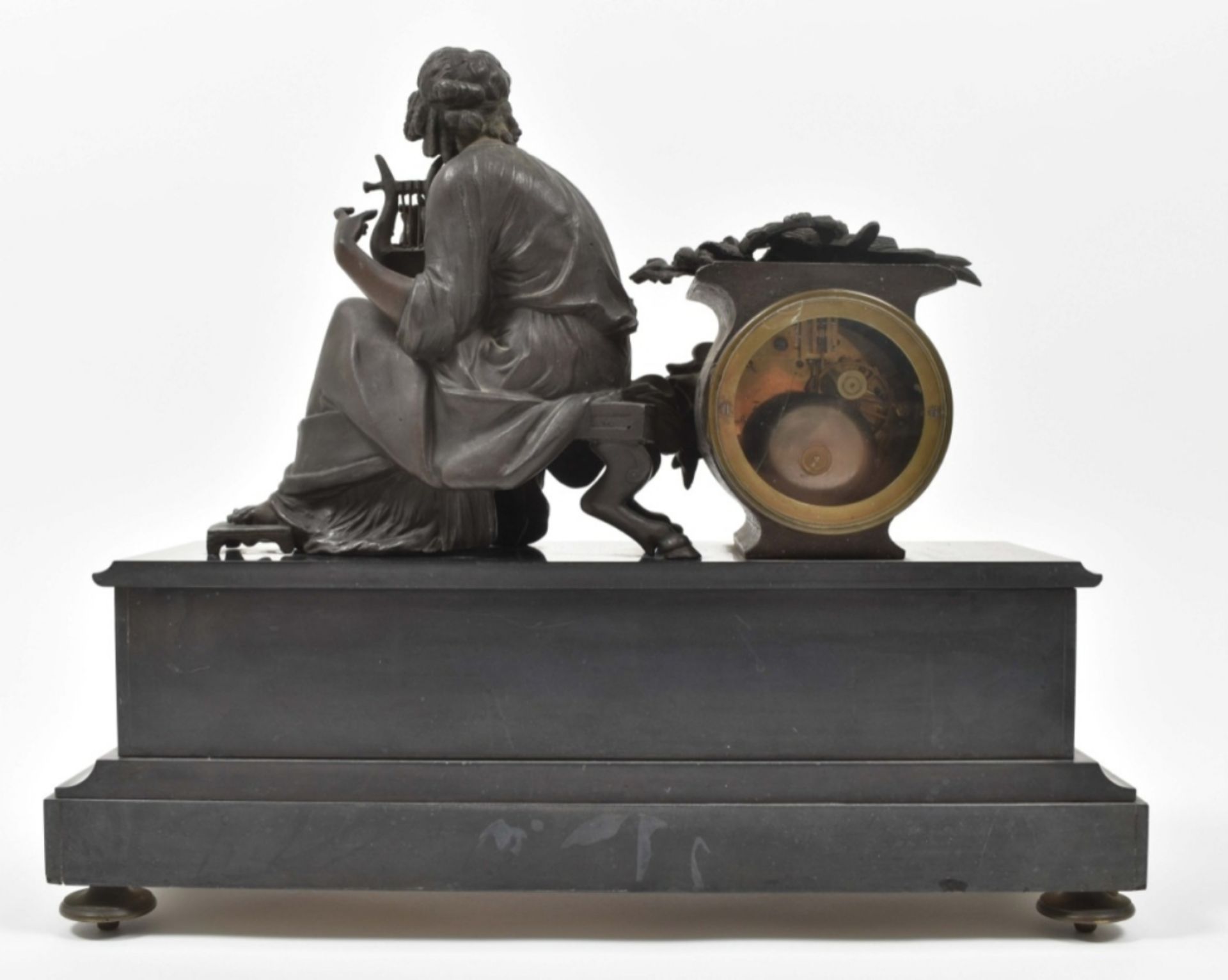 Large French Napoleon III pendulum clock - Image 7 of 10