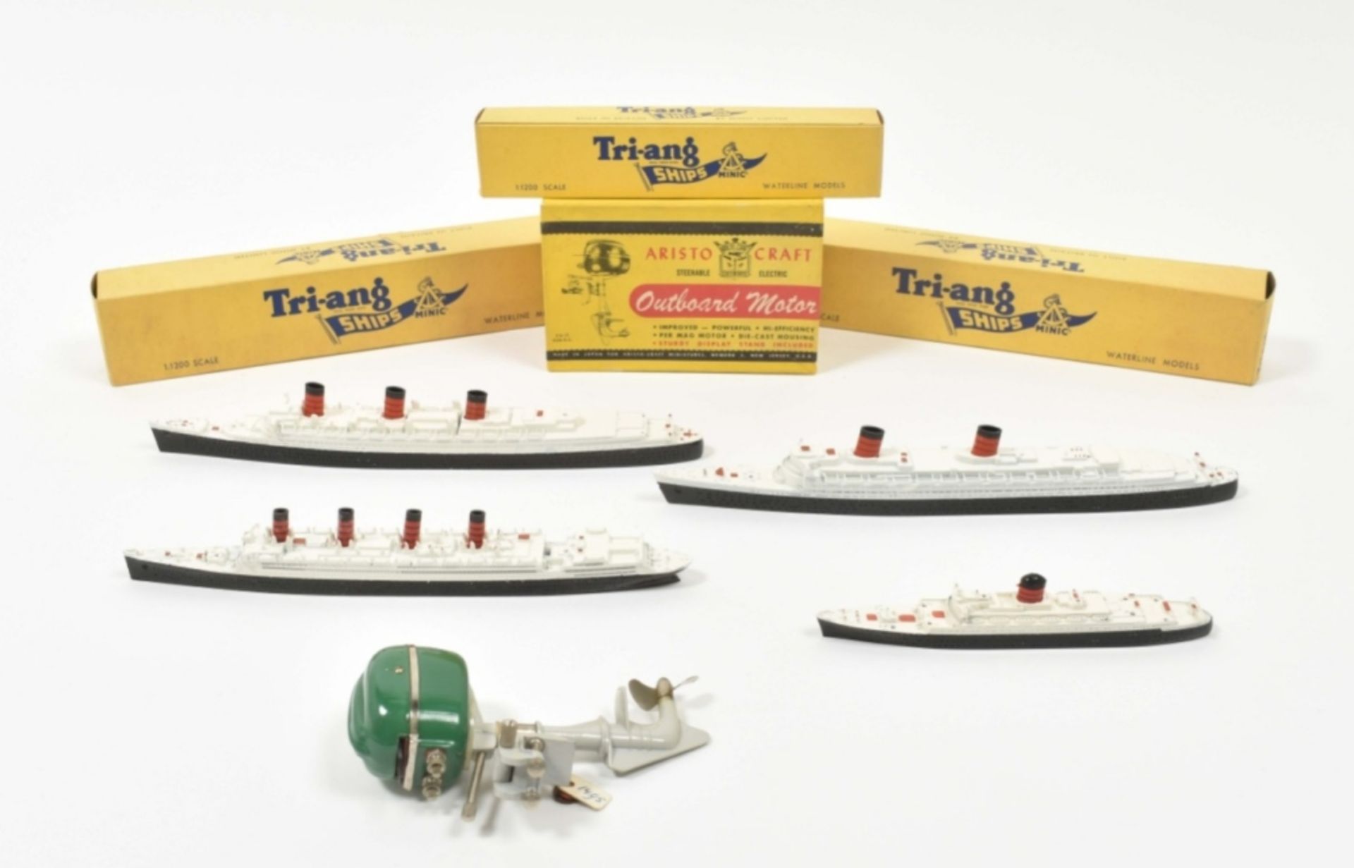 Tri-ang Ships. Collection of 4