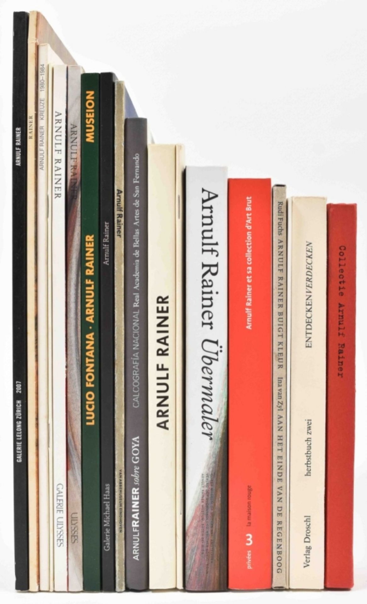 18 publications and catalogues of Arnulf Reiner: Arnulf Reiner