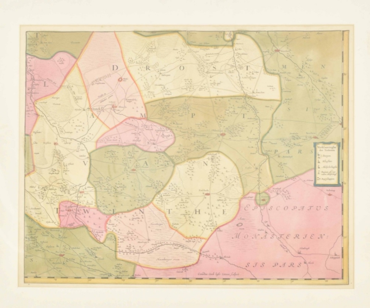 14 maps of Overijssel: N. ten Have. Transisalania Provincia - Image 3 of 8