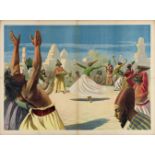 [Persia] "Persian men dancing and singing"