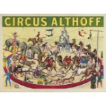 [Althoff] "Overview of numerous acts in the circus ring"