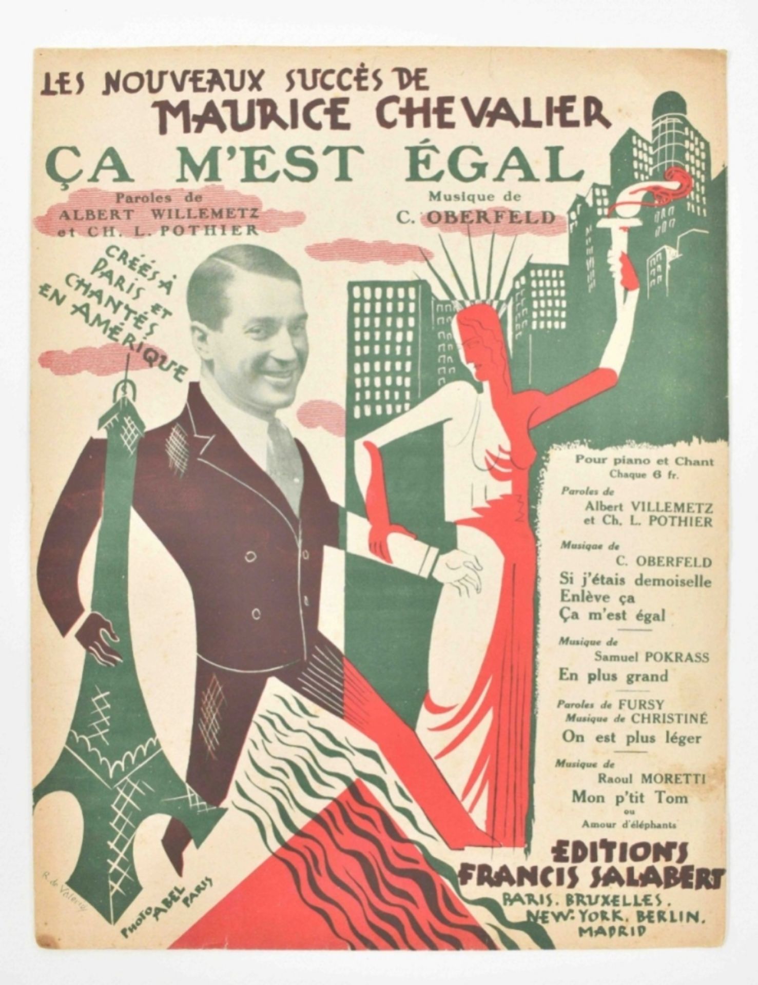 Roger de Valerio (1886-1951). Collection of sheet music - Image 4 of 10