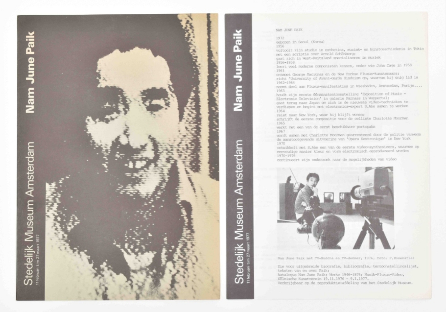 Nam June Paik ephemera from the collection of Dorine Mignot and Wim Beeren - Image 7 of 9