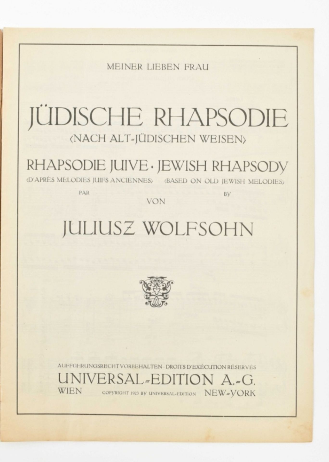 Collection of Jewish sheet music - Bild 8 aus 8