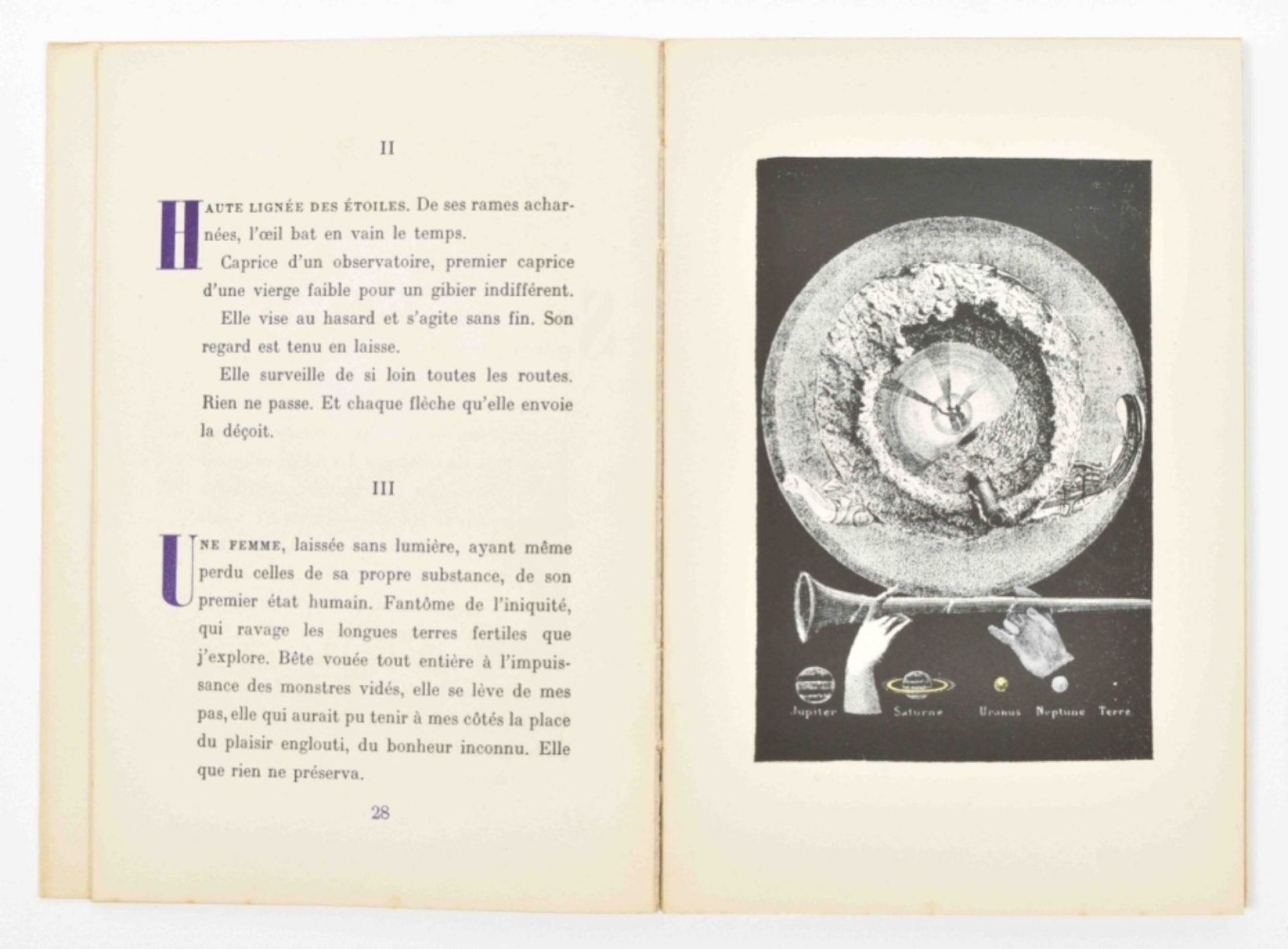 Paul Eluard, Max Ernst. L'Interieur de la Vue. 8 Poèmes Visibles - Image 7 of 10