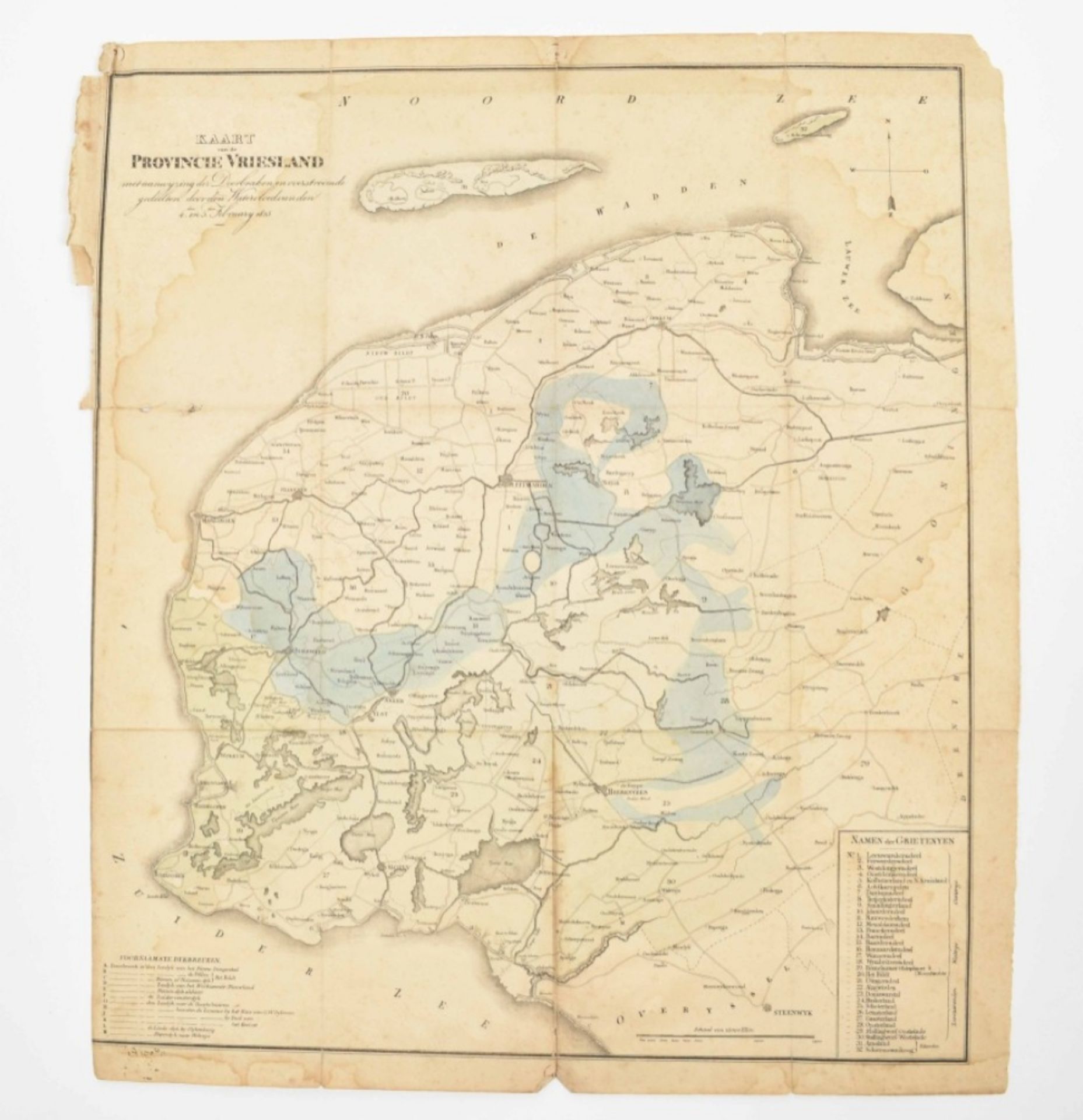 Collection of 26 Friesland regional maps - Image 2 of 10