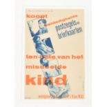 Gerard Kiljan (1891-1961). Koopt weldadigheids postzegels en briefkaarten ten bate van het