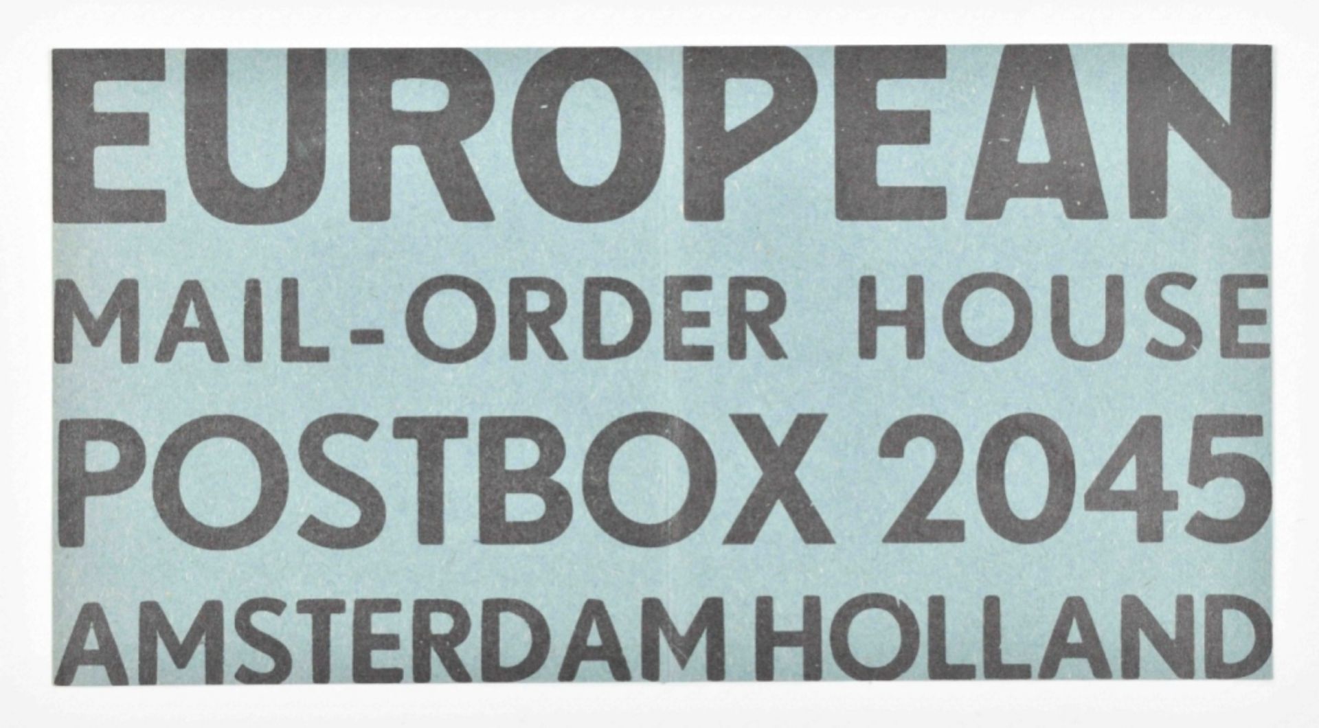 Willem De Ridder, European Mail Order House - Image 2 of 8