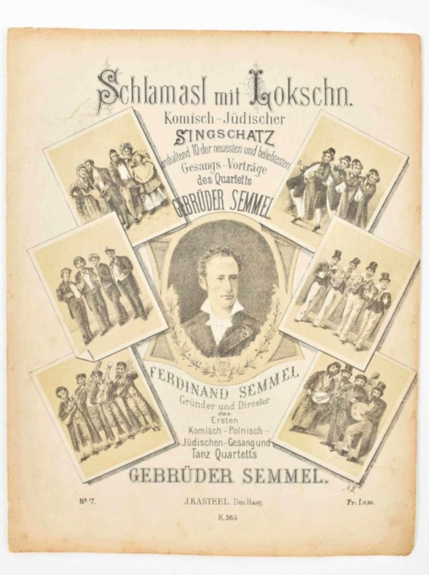 Collection of Jewish sheet music